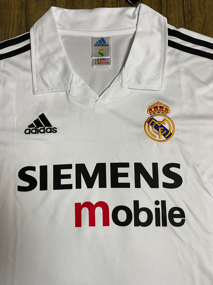 Real Madrid 02/03 Home Long Sleeve Football Shirt