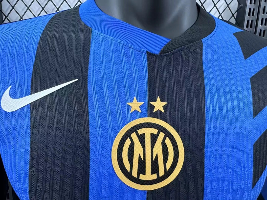 Inter Milan 24/25 Home Long Sleeve Football Shirt