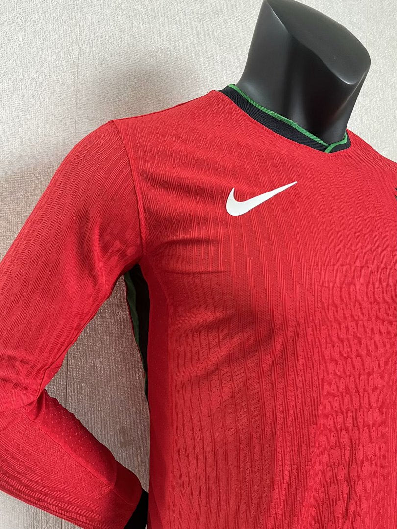 Portugal 24/25 Home Long Sleeve Football Shirt