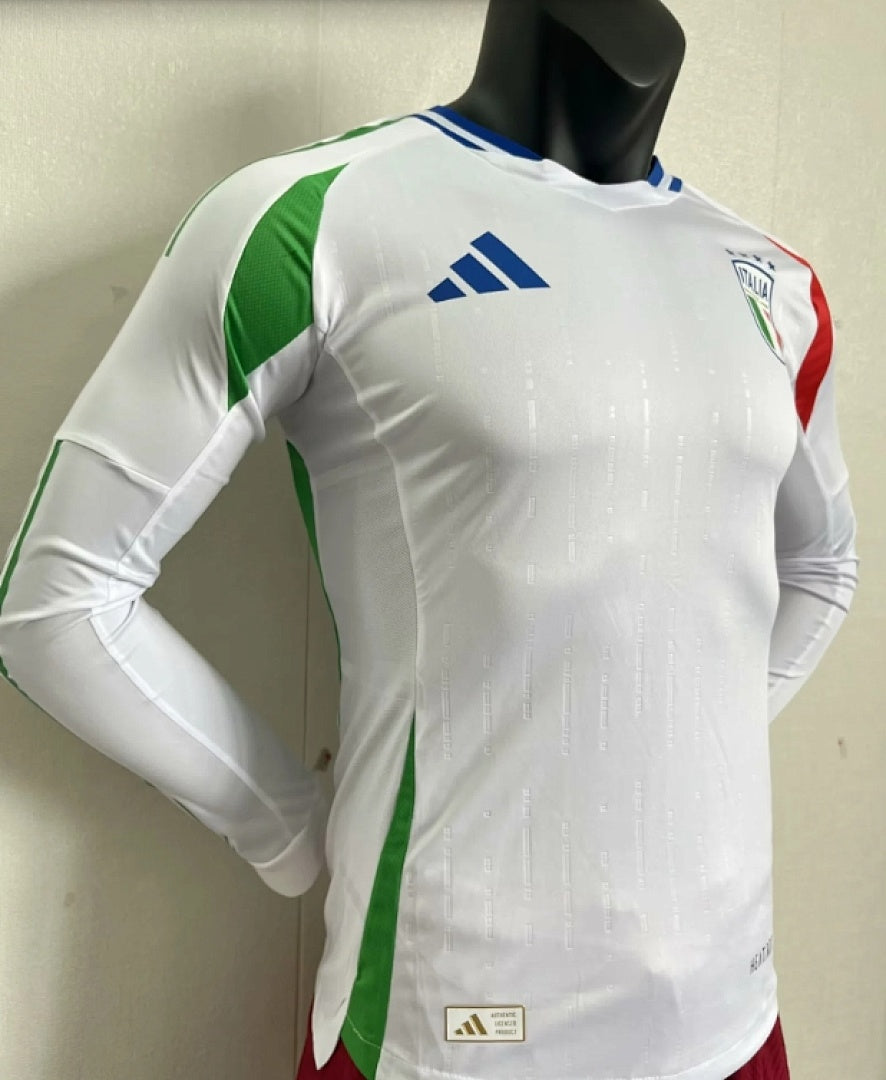 Italy 24/25 Away Long Sleeve Football Shirt