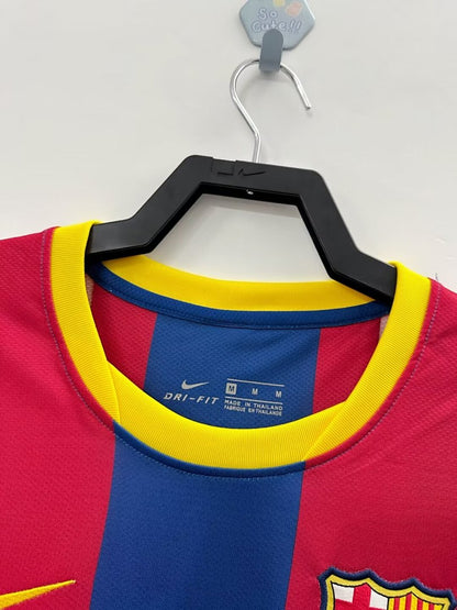 Barcelona 10/11 Home Long Sleeve Football Shirt