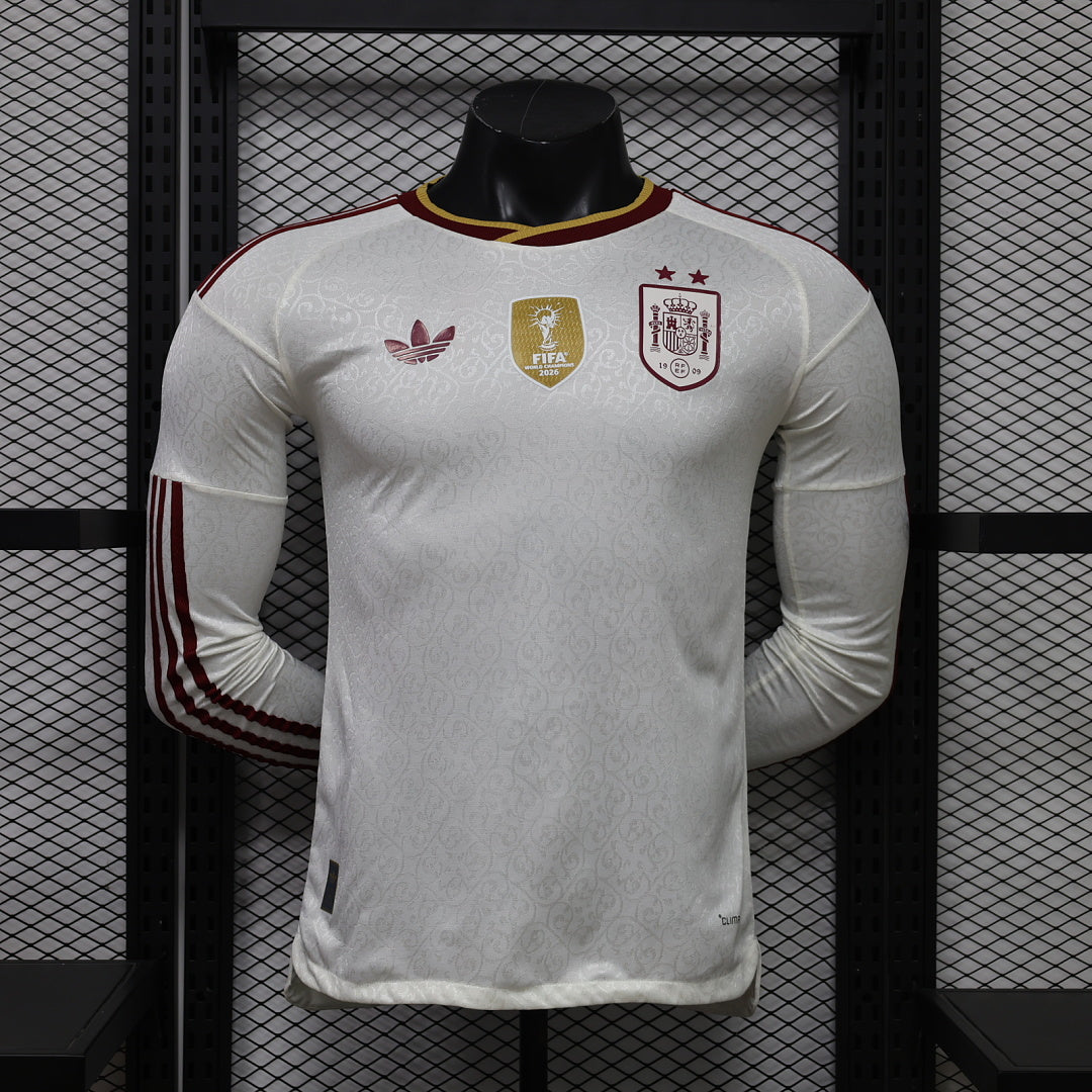 Spain 26/27 Away Long Sleeve Football Shirt