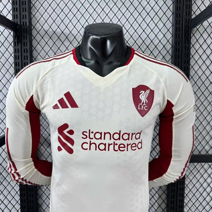 Liverpool 25/26 Away Long Sleeve Football Shirt