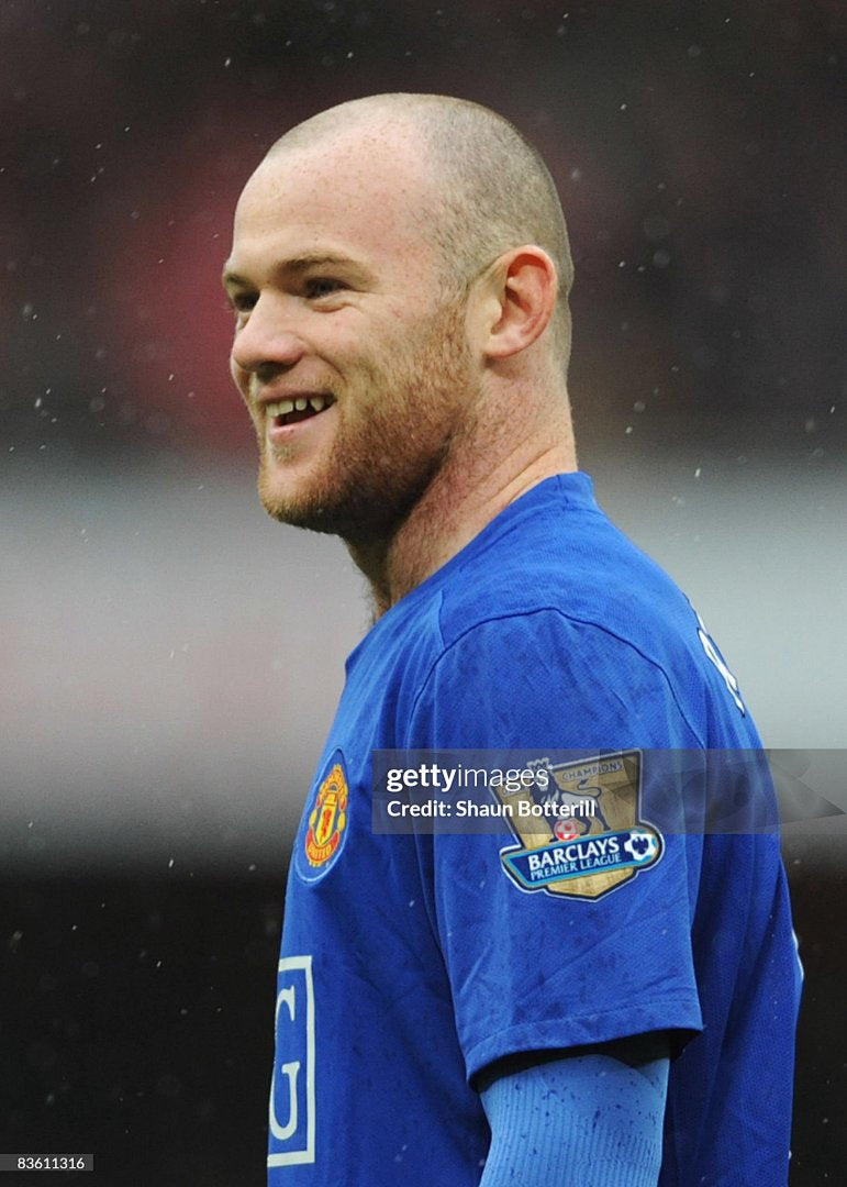 Manchester United 08/09 Away Blue Player Version Football Shirt