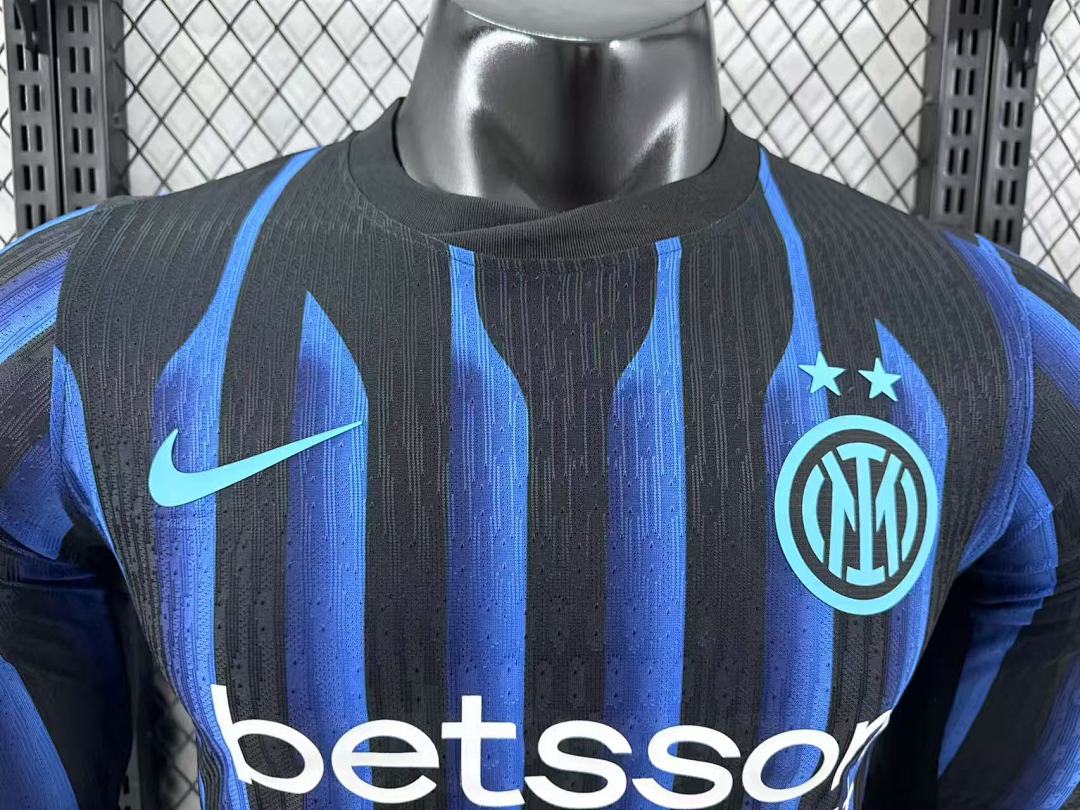 Inter Milan 25/26 Home Long Sleeve Football Shirt