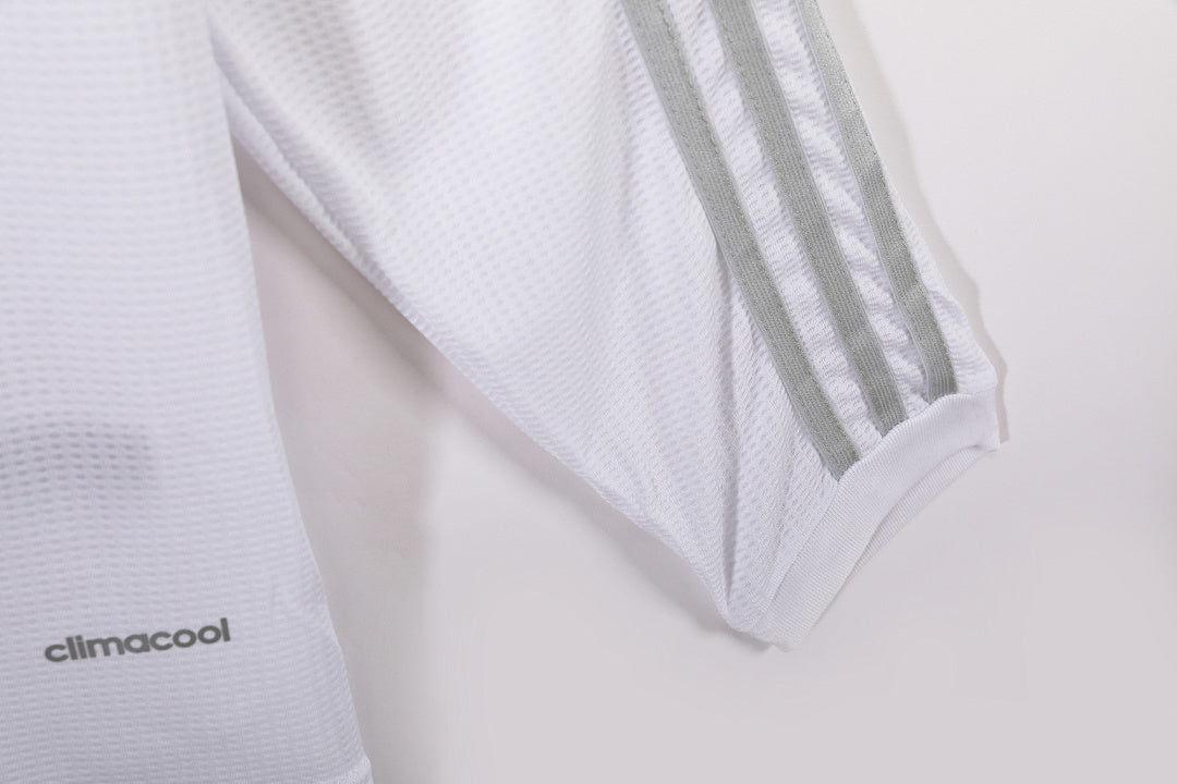 Real Madrid 15/16 Home Long Sleeve Football Shirt