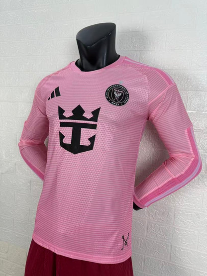 Inter Miami 26/27 Home Long Sleeve Player Version Football Shirt