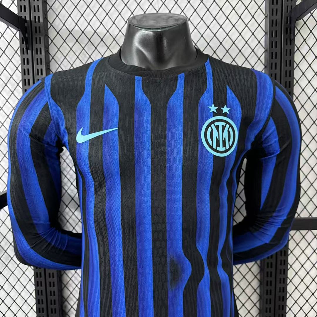 Inter Milan 25/26 Home Long Sleeve Football Shirt