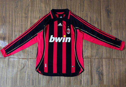 AC Milan 06/07 Home Long Sleeve Football Shirt
