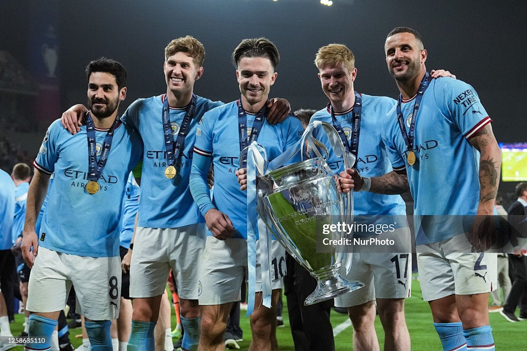 Manchester City 22/23 Home Player Version Football Shirt