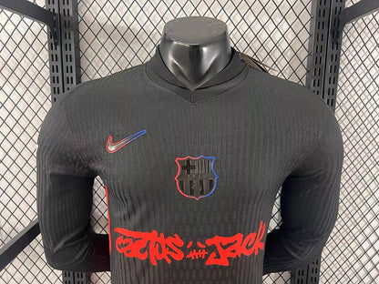 Barcelona 24/25 Away Special Edition Long Sleeve Football Shirt