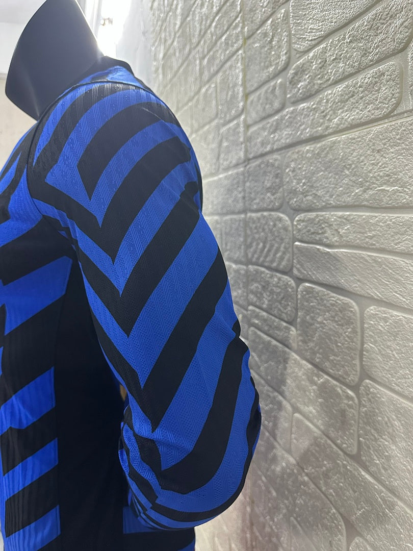 Inter Milan 24/25 Home Long Sleeve Football Shirt