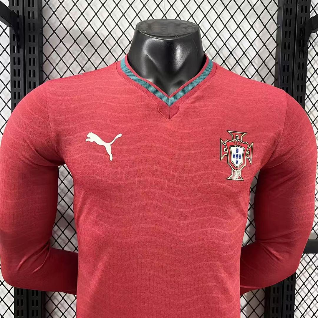 Portugal 2026 Home Long Sleeve Football Shirt