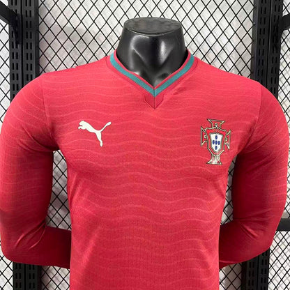 Portugal 2026 Home Long Sleeve Football Shirt