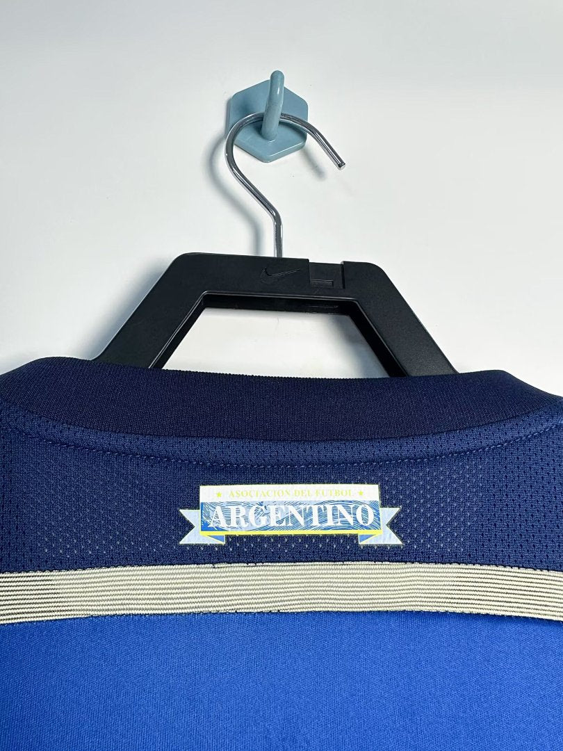 Argentina 2014 Away Long Sleeve Football Shirt
