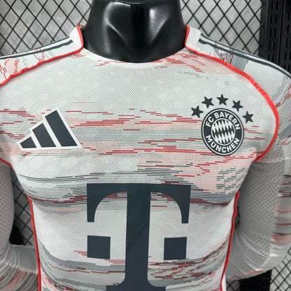 Bayern Munich 25/26 Away Long Sleeve Football Shirt